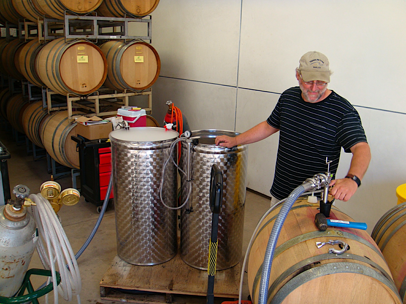 Daniel Moore, winery production, wine cellar consulting
